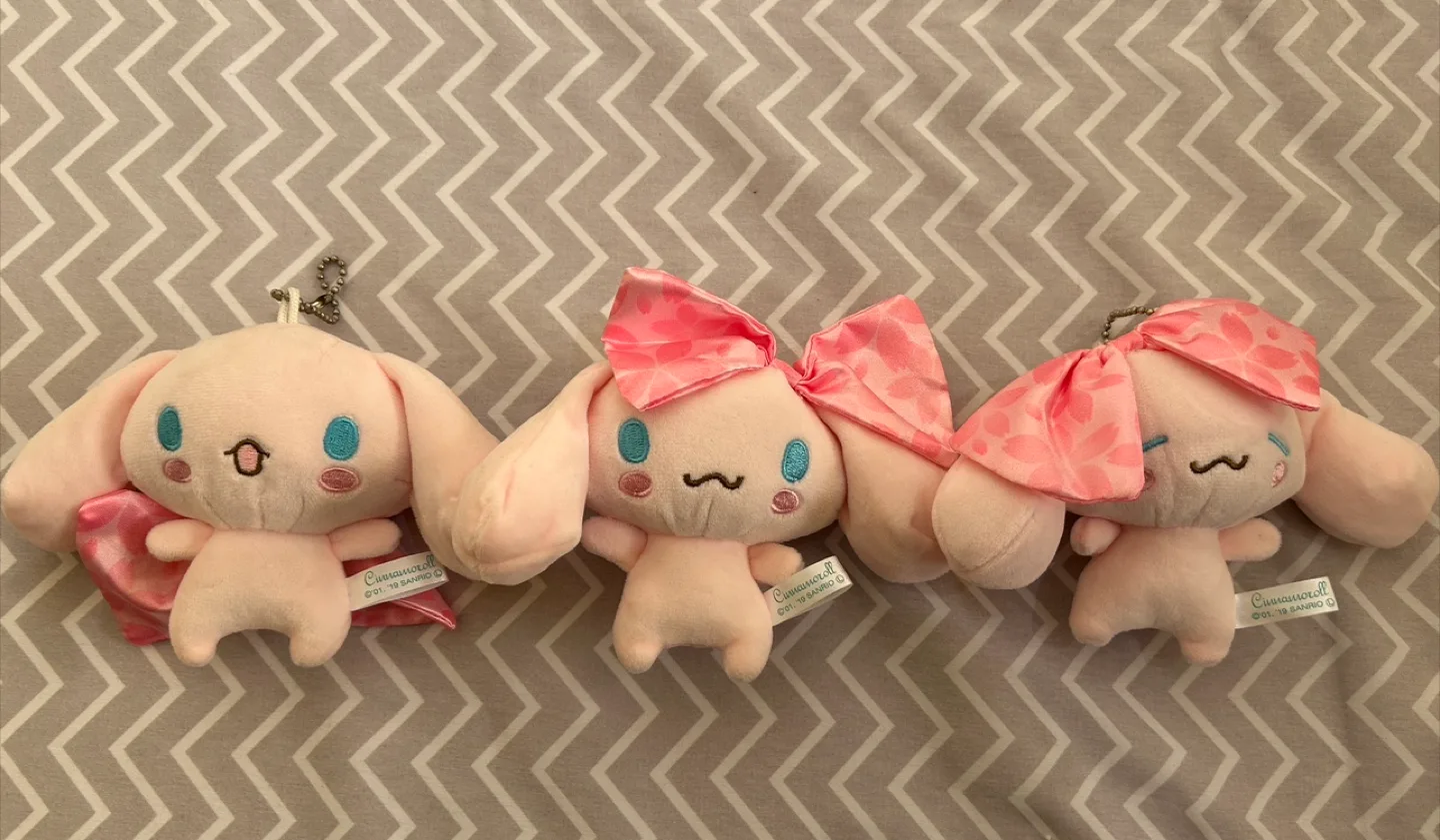 Cinnamoroll Plush Keychains (Set of 3) thumbnail