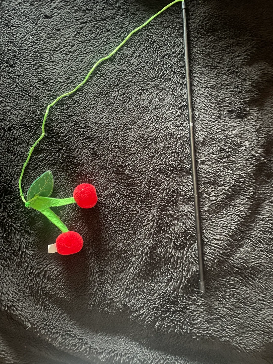 Cat Teaser Wand Toy - Cherry Design thumbnail