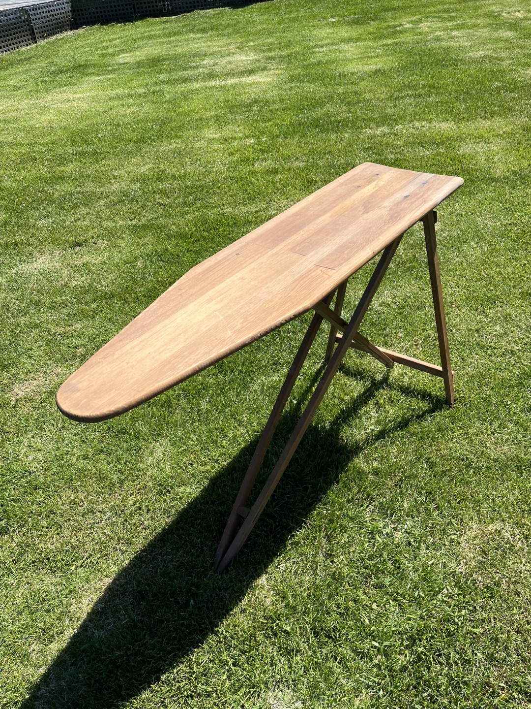 Vintage Wooden Ironing Board - photo 5