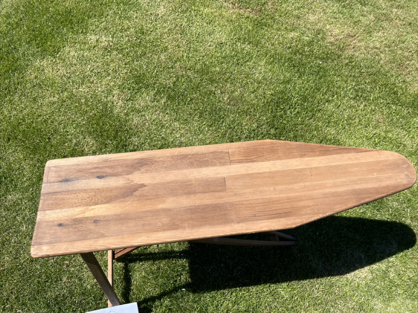 Vintage Wooden Ironing Board - photo 4