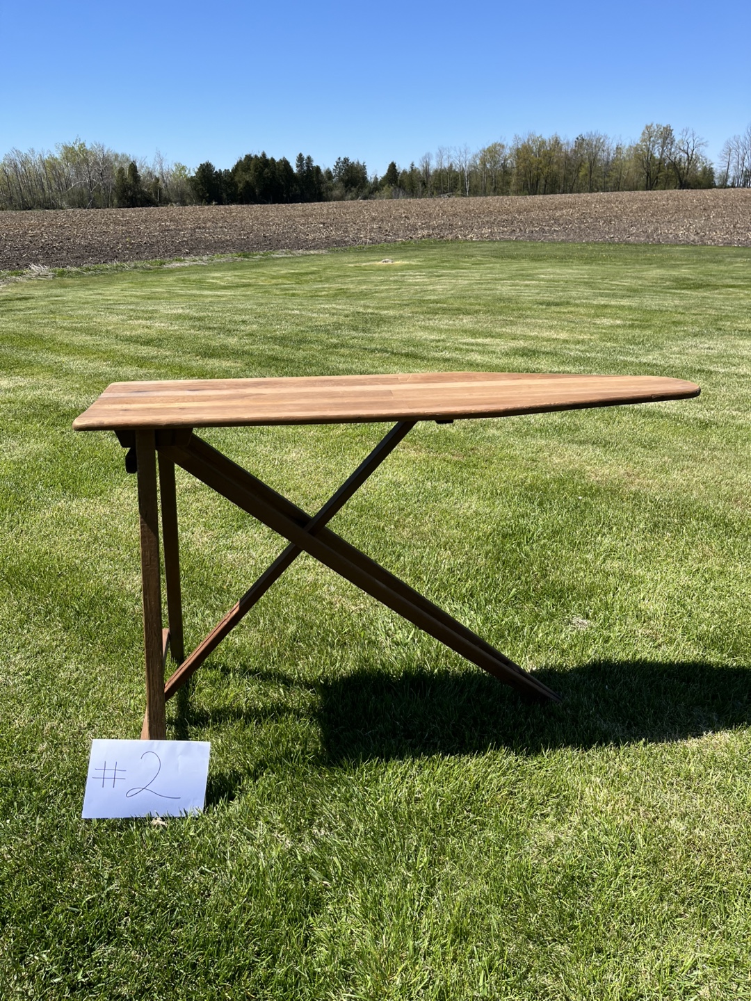 Vintage Wooden Ironing Board