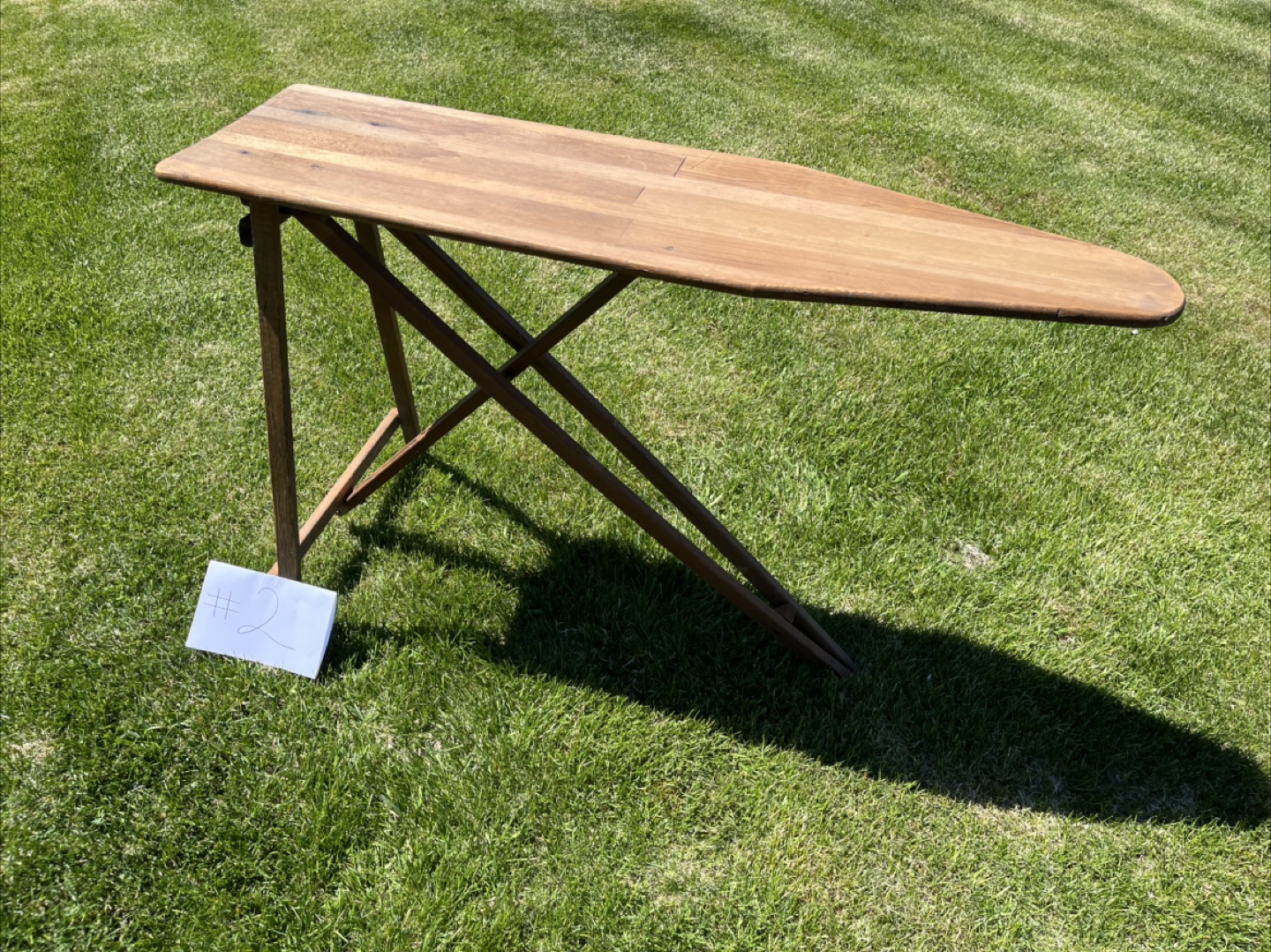 Vintage Wooden Ironing Board - photo 3