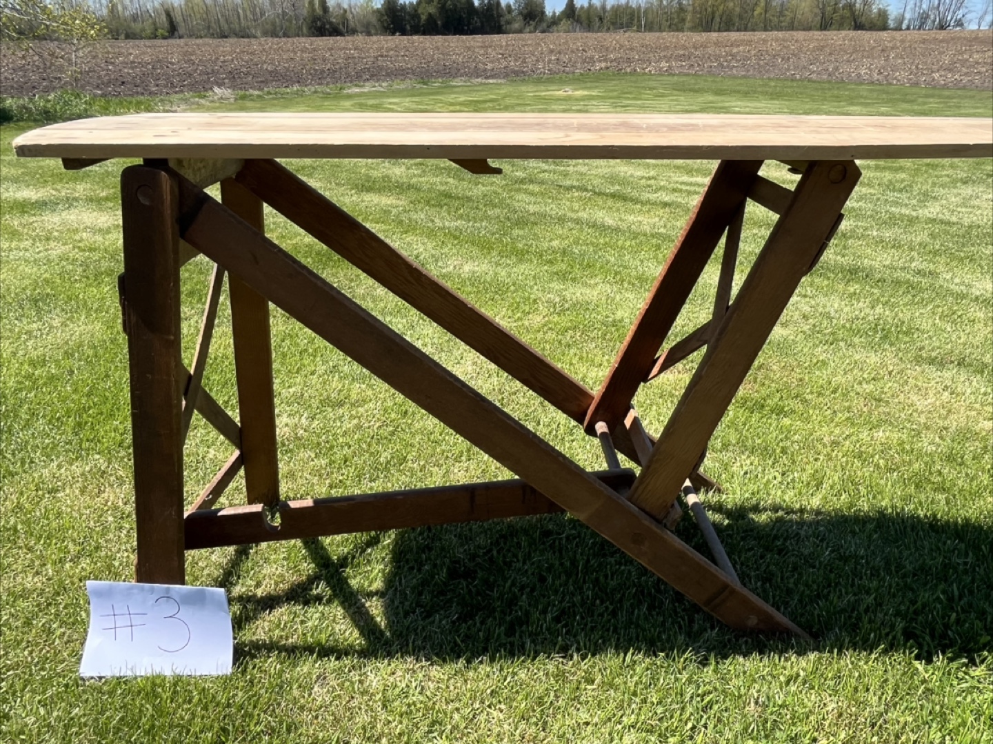 Antique Wooden Ironing Board - photo 5