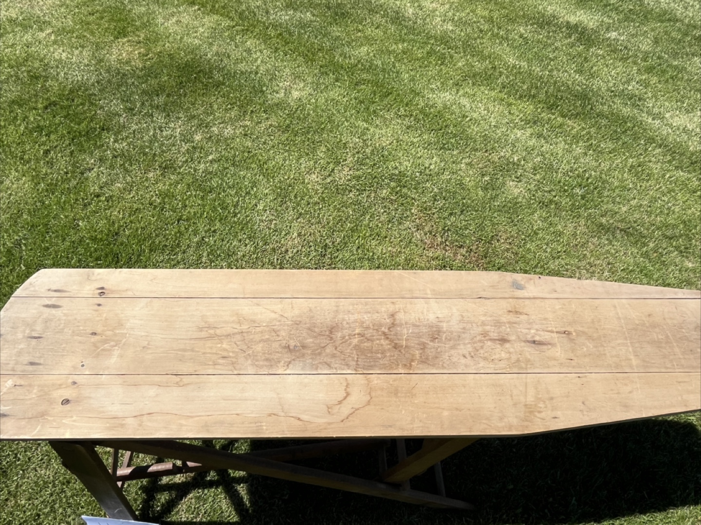 Antique Wooden Ironing Board - photo 4