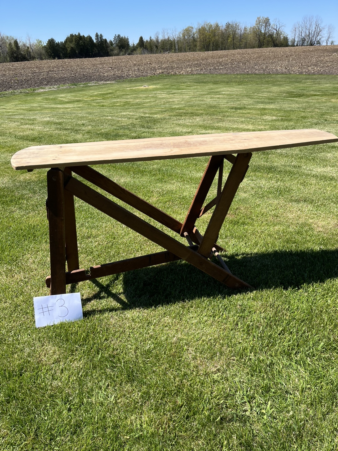 Antique Wooden Ironing Board