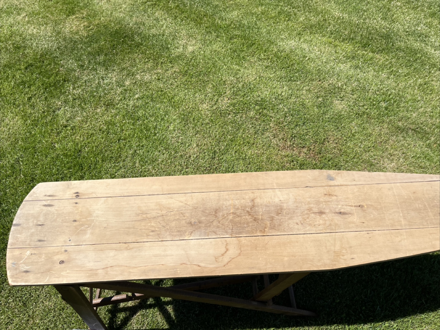 Antique Wooden Ironing Board - photo 3