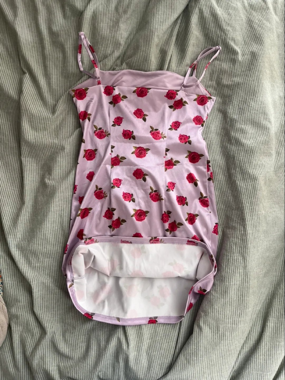 Urban Outfitters pink floral mini dress image indicator(2)