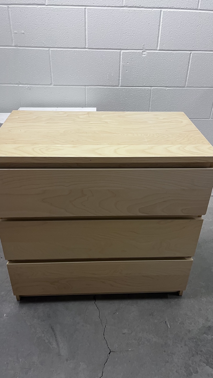 IKEA MALM 3-Drawer Chest - photo 2