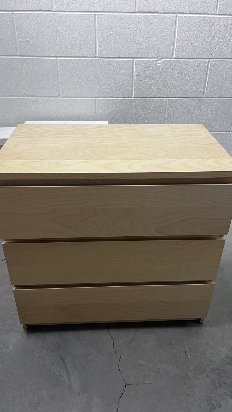 IKEA MALM 3-Drawer Chest