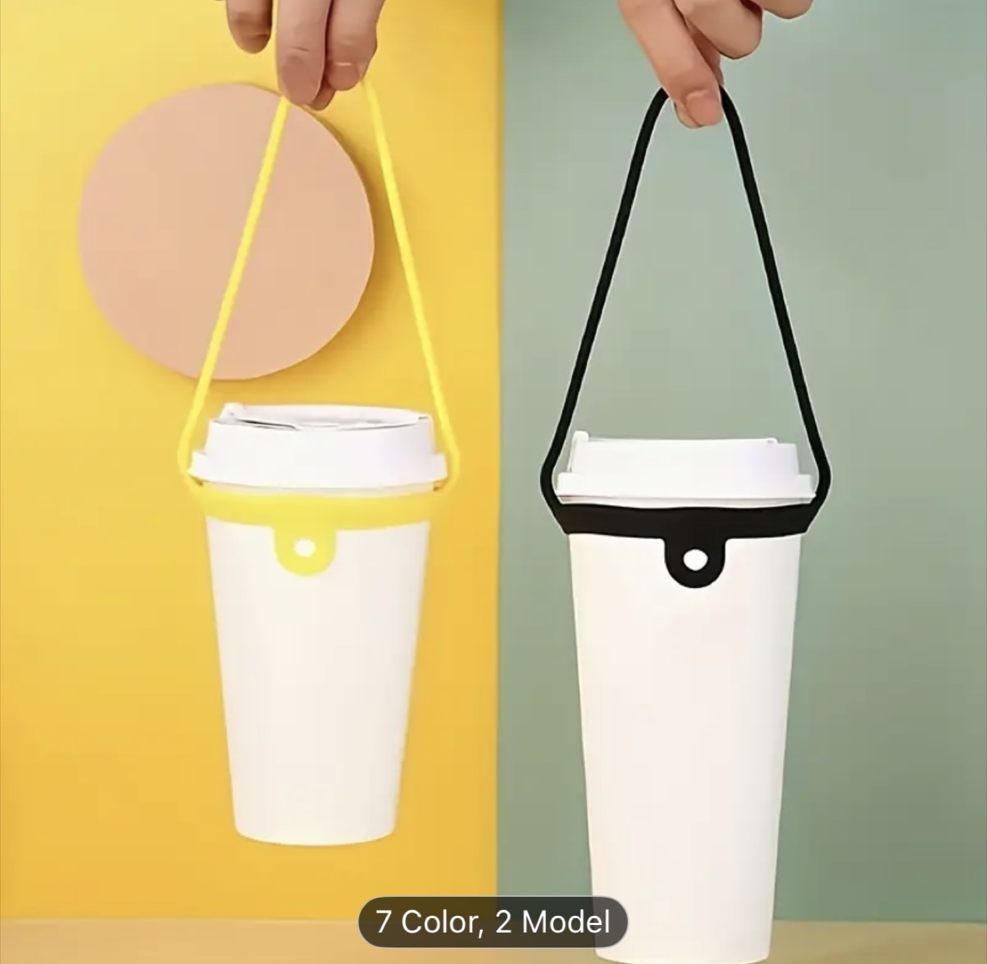 Silicone Cup Holder Handle Carrier for Travel Mugs - photo 4