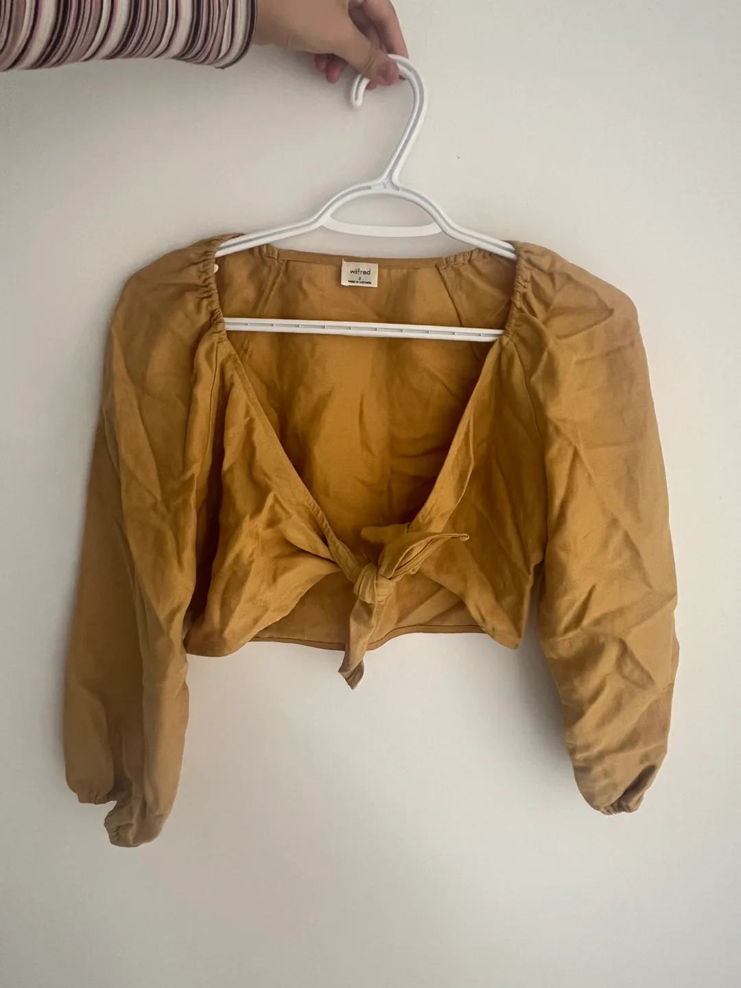 Wilfred tie-front top thumbnail