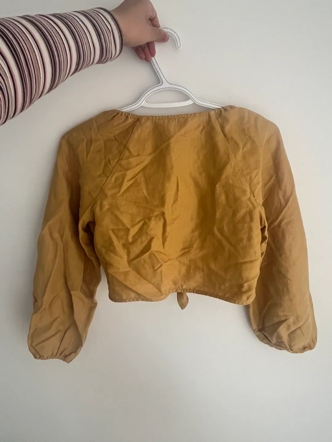 Wilfred tie-front top image indicator(2)