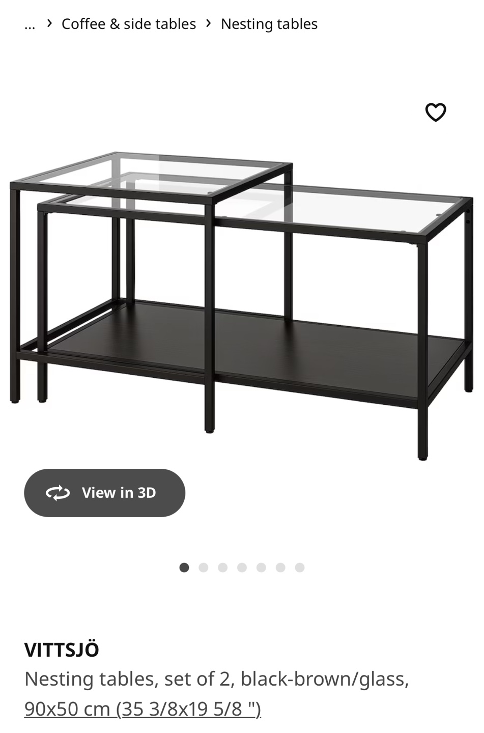 IKEA VITTSJÖ Table - photo 2