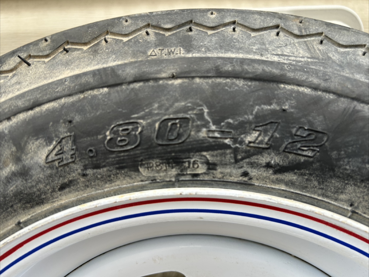 4.80-12 Trailer Tire and Wheel NEW - photo 3