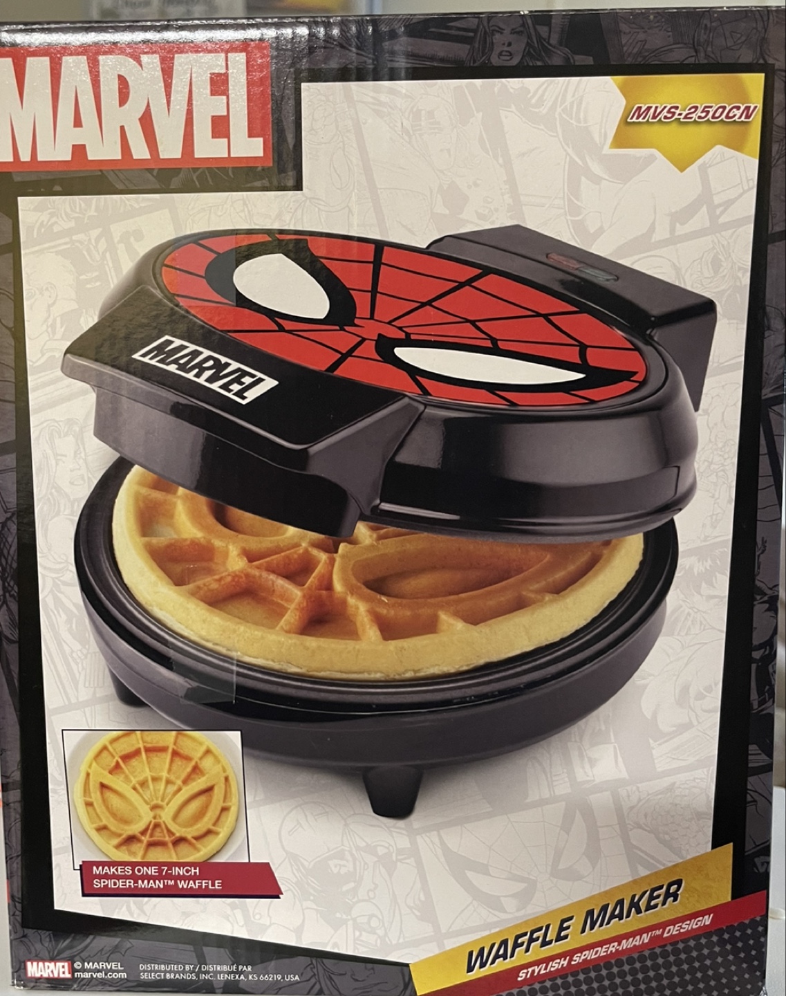 Marvel Spider-Man Waffle Maker