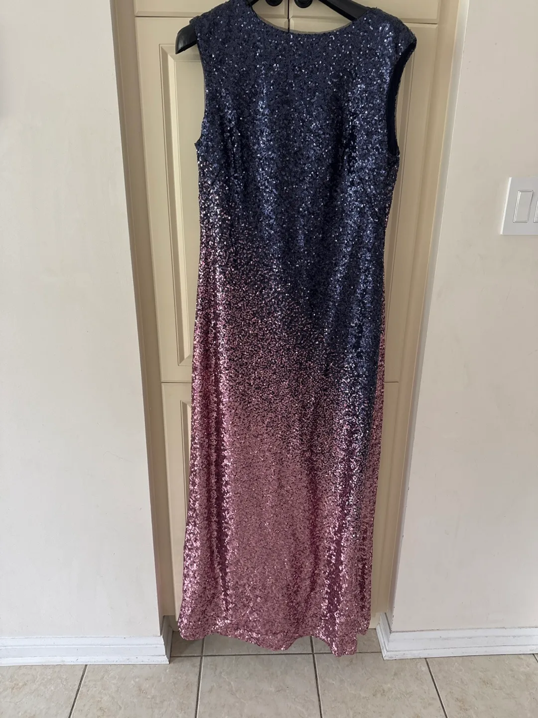 Gorgeous ombre sequin maxi dress thumbnail