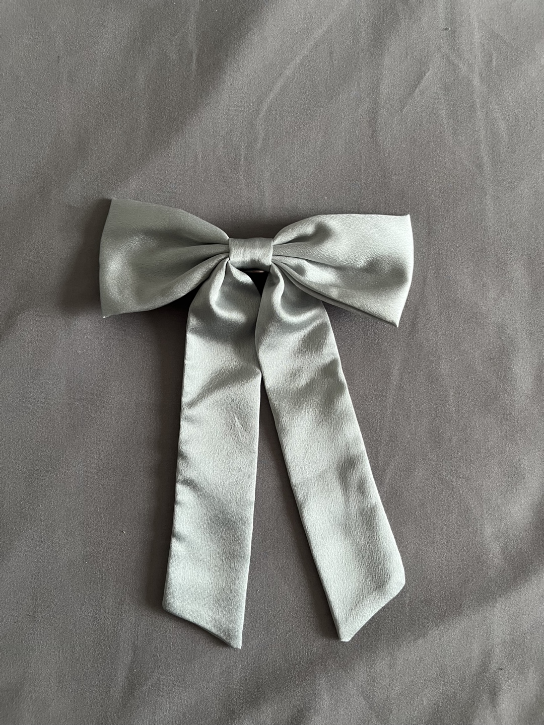 Light Dusty Turquoise Hair Bow Clip