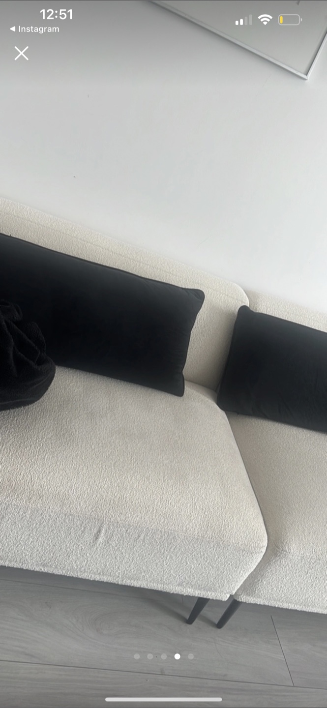 Abisko 91" Sofa - Quartz White - photo 4