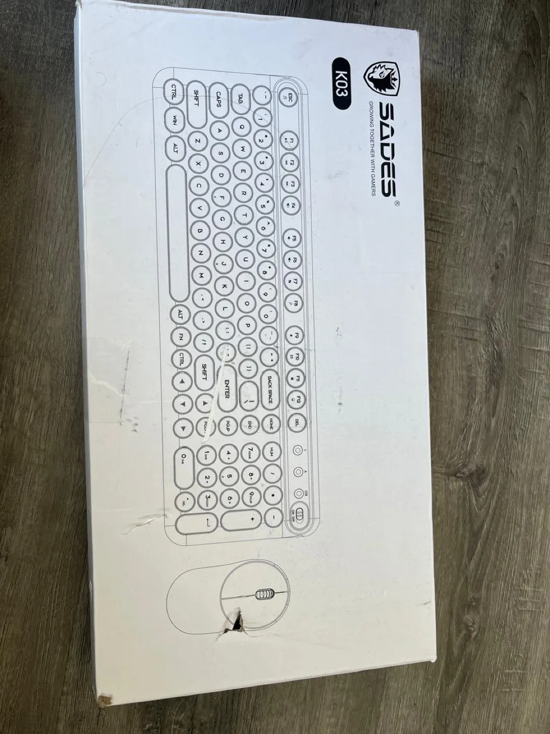 New Captain 400 Headset & Sades K03 Keyboard Mouse Combo thumbnail