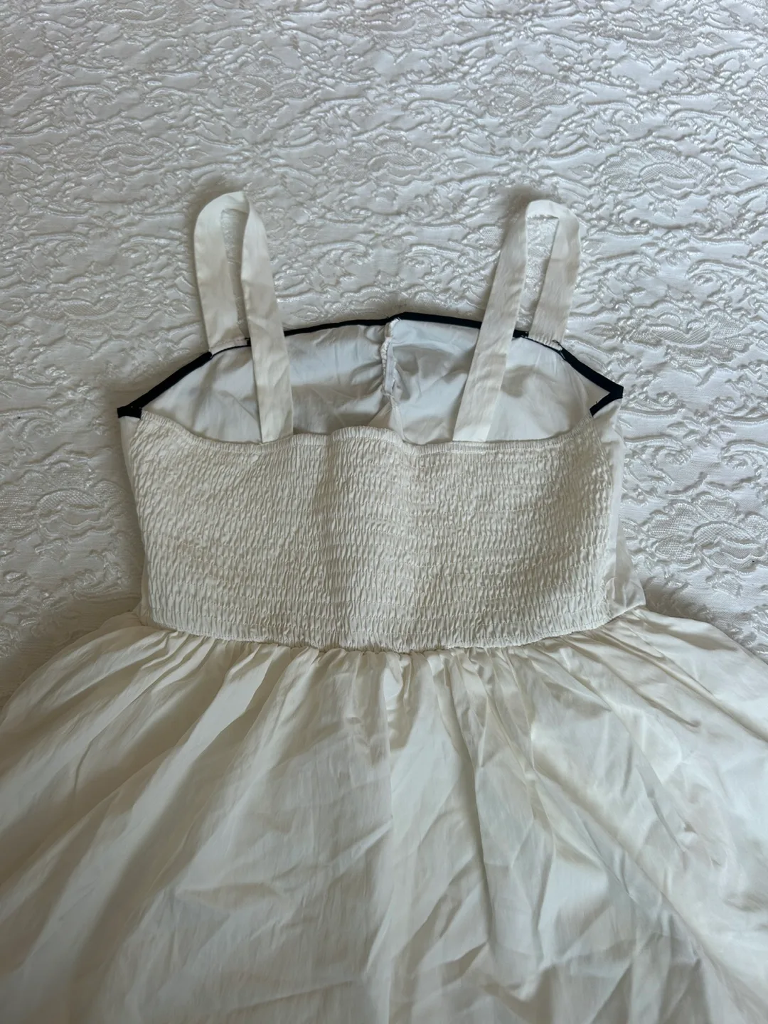 Brand New -Cupshe White Sundress Size Small image indicator(3)