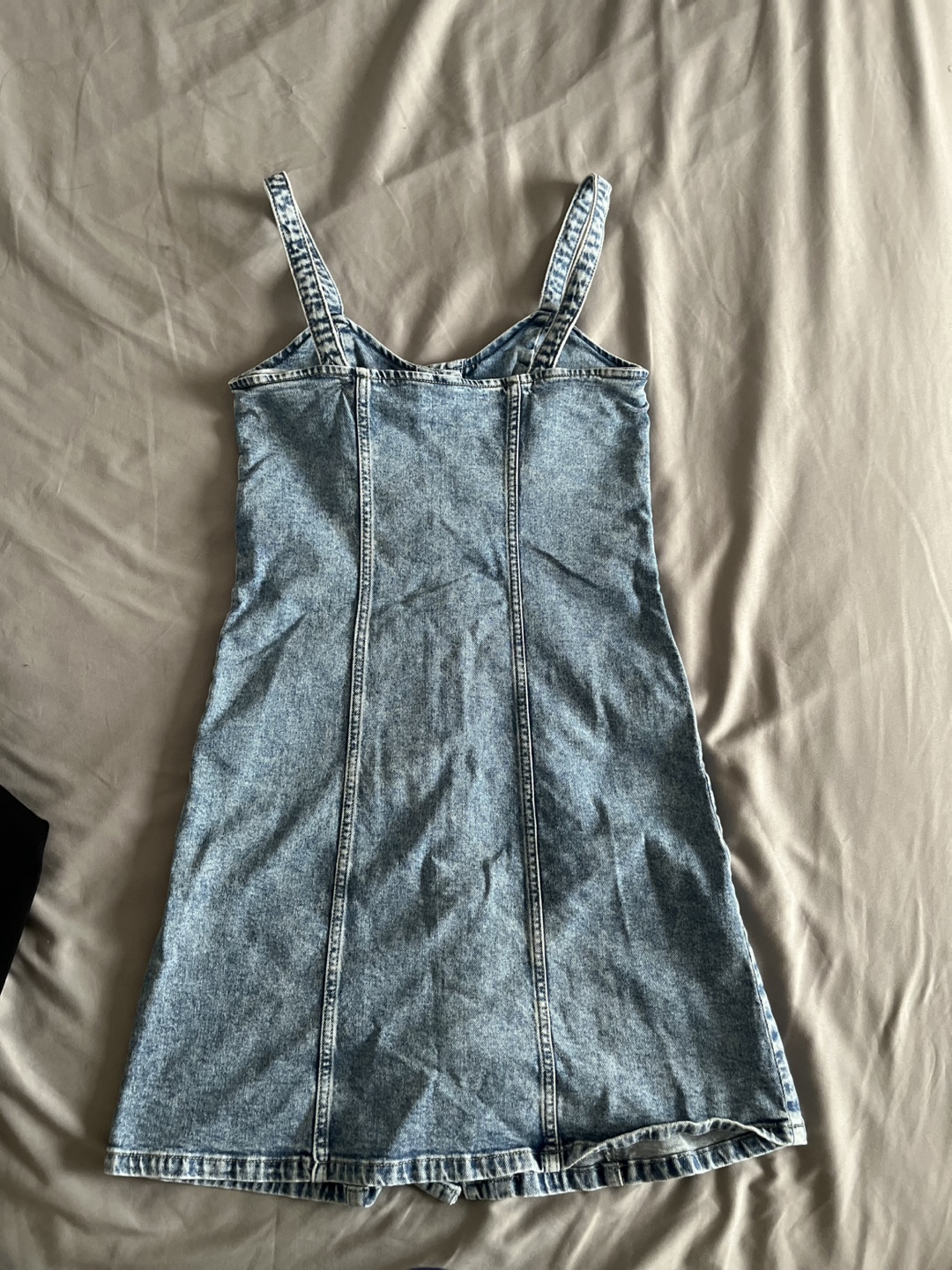 Light Wash Denim Button-Down Dress - photo 2