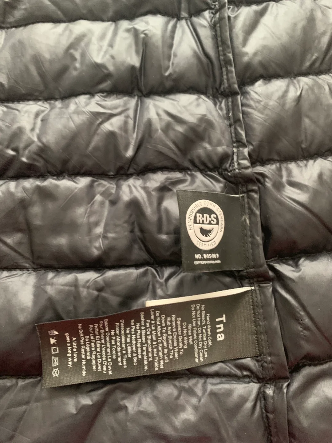 Tna Bravura Jacket - Size XS - Black Down-Filled Long Coat image indicator(4)