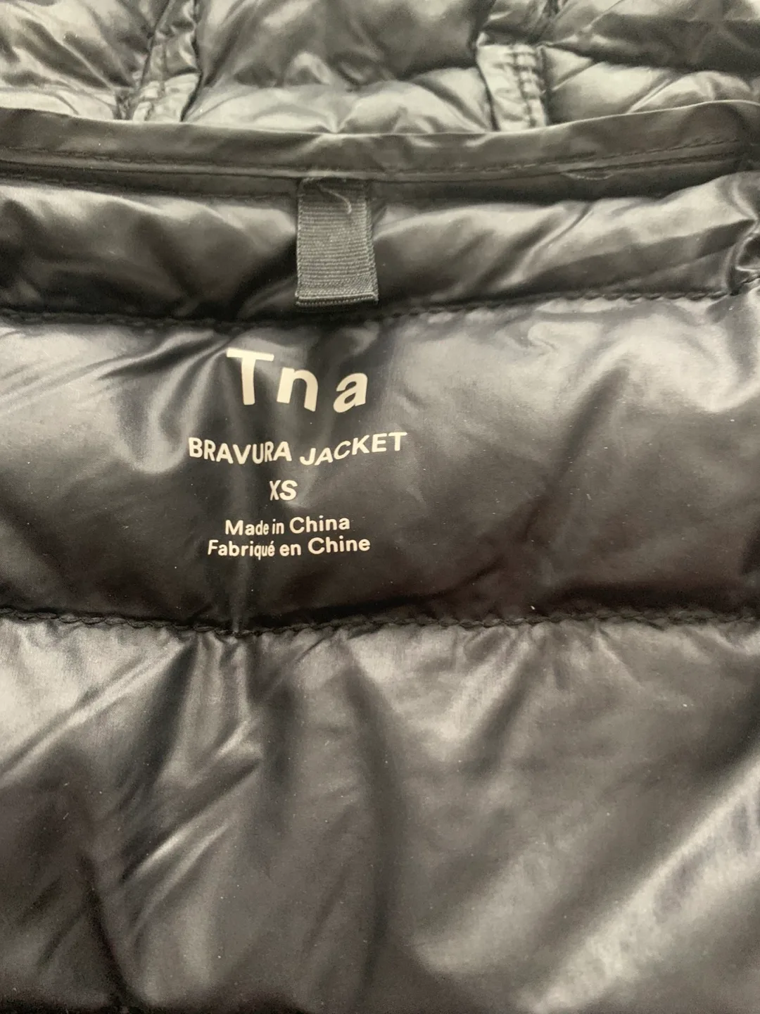 Tna Bravura Jacket - Size XS - Black Down-Filled Long Coat image indicator(3)