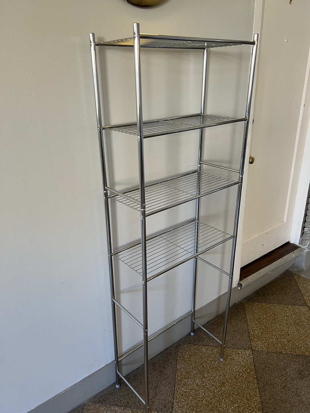 Chrome Wire Shelving Unit - photo 3