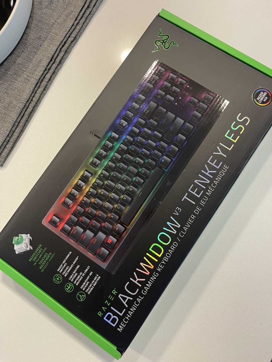 Razer BlackWidow V3 Tenkeyless Mechanical Gaming Keyboard