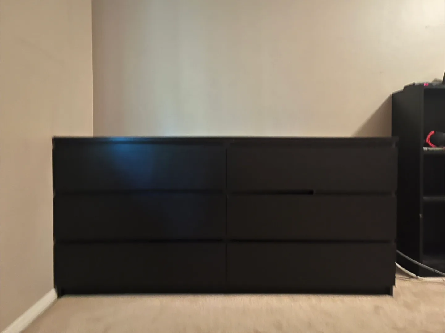 🏒IKEA MALM 6-Drawer Dresser - Black-Brown thumbnail