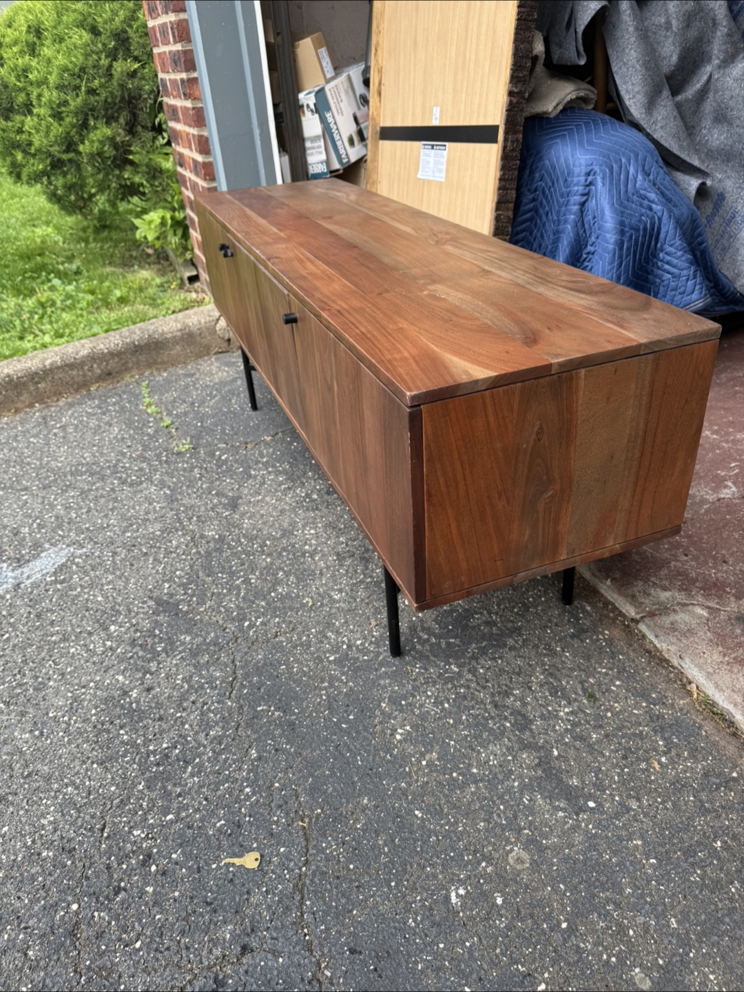 Mid Century Modern Low Profile Media Console - photo 3