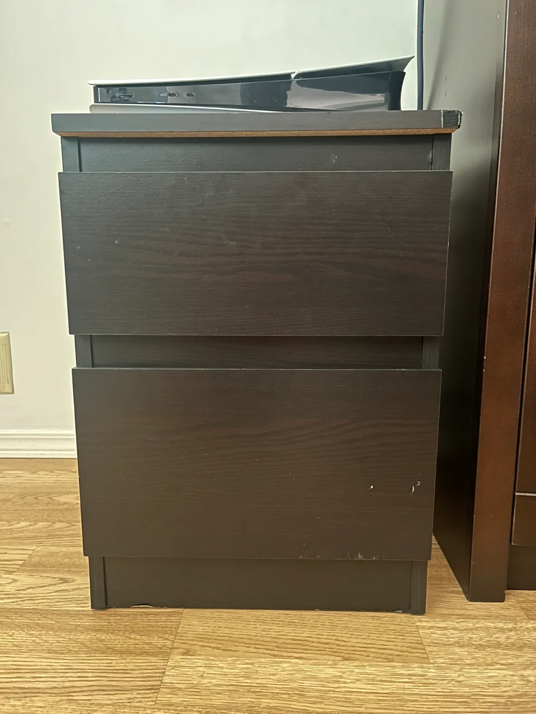 🏒IKEA MALM Two-Drawer Nightstand thumbnail