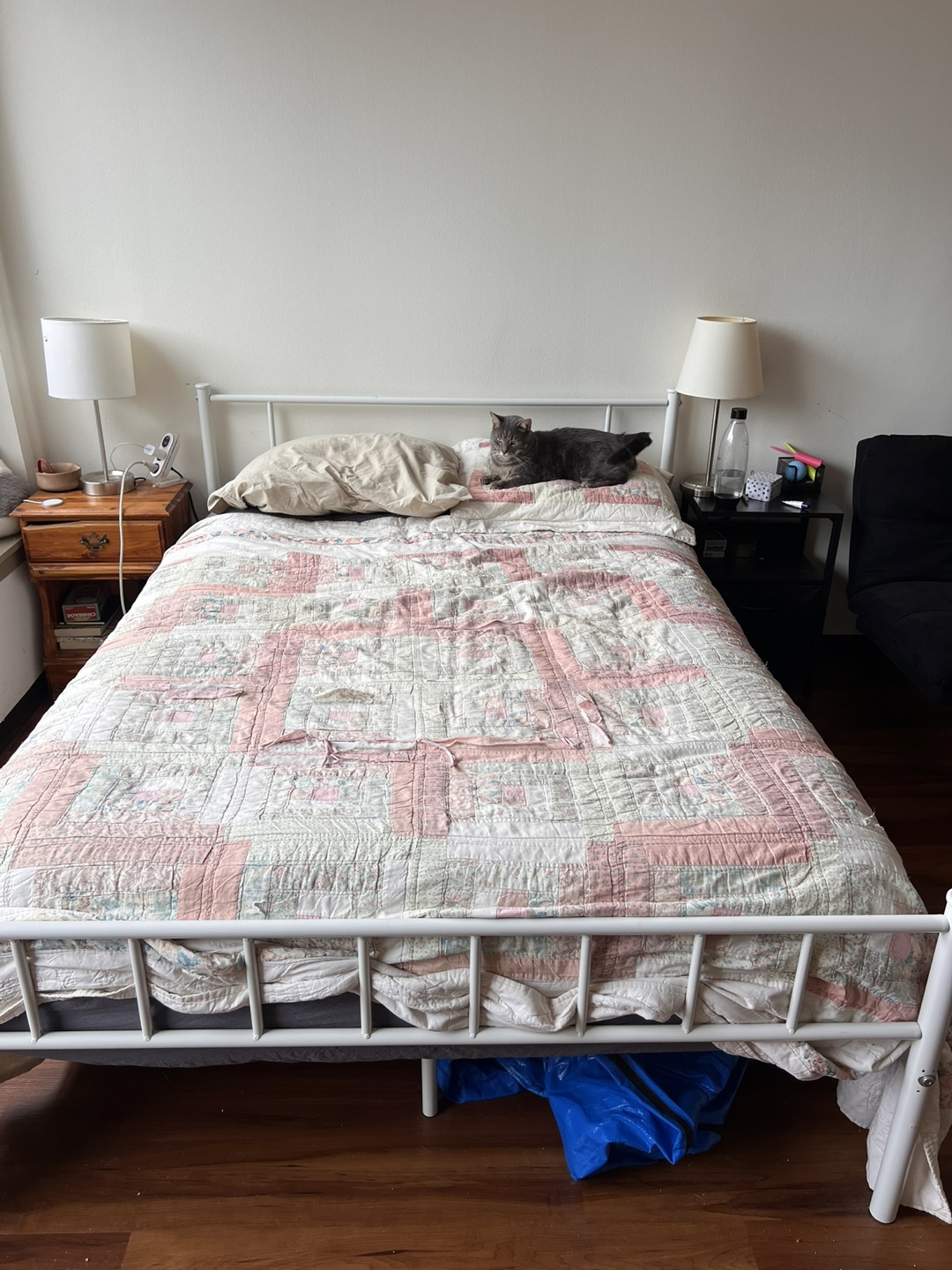 Full Size Mattress and Metal Bed Frame - photo 3