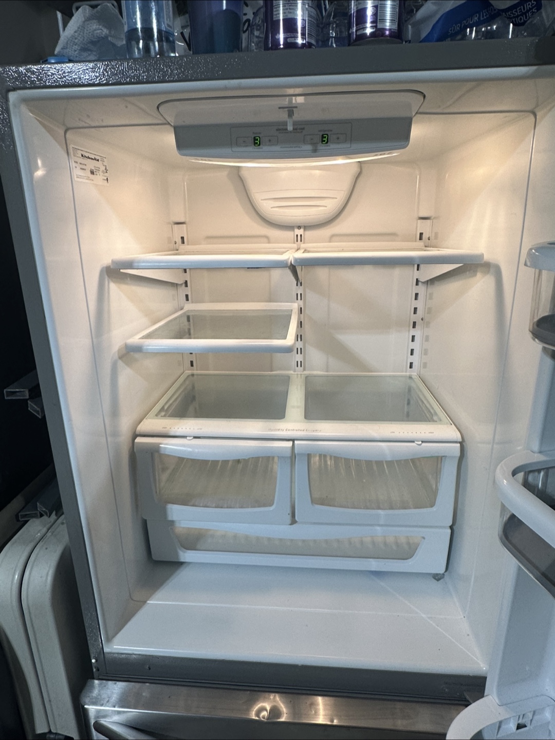 KitchenAid Bottom Freezer Refrigerator - Stainless Steel - photo 3