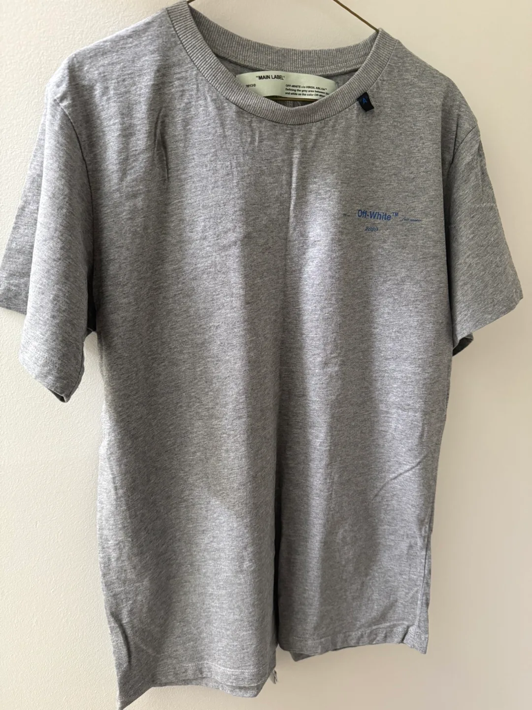 Off-White™ 2020 Fall/Winter Grey T-Shirt thumbnail