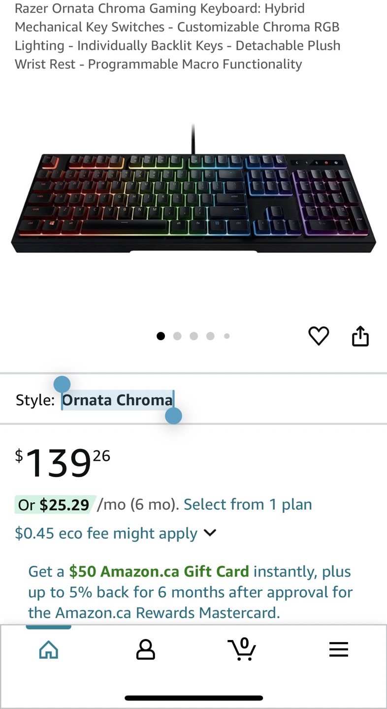 Razer Ornata Chroma Gaming Keyboard - photo 2