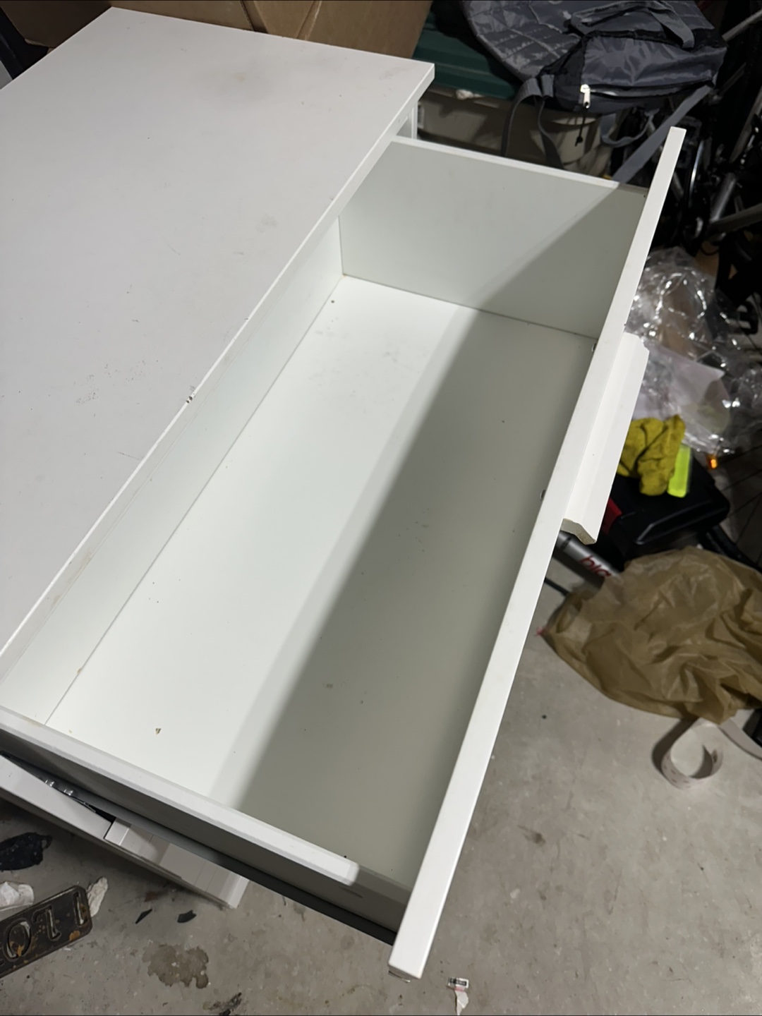 White IKEA MALM 3-Drawer Chest - photo 3