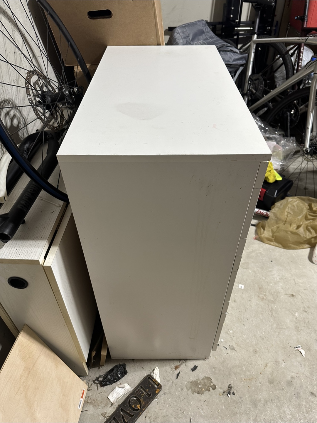 White IKEA MALM 3-Drawer Chest - photo 2