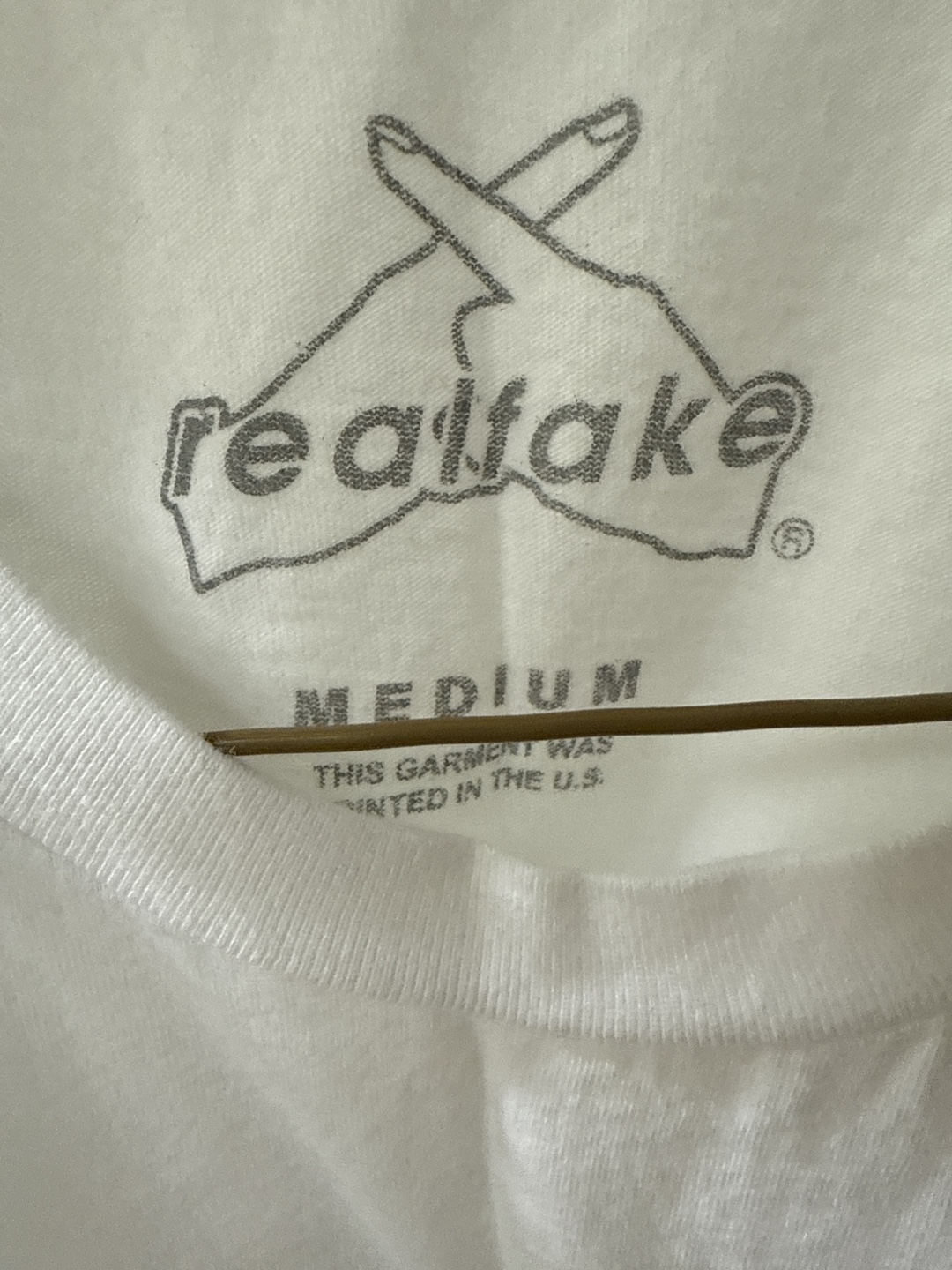 Realfake White T-Shirt - Medium - photo 2