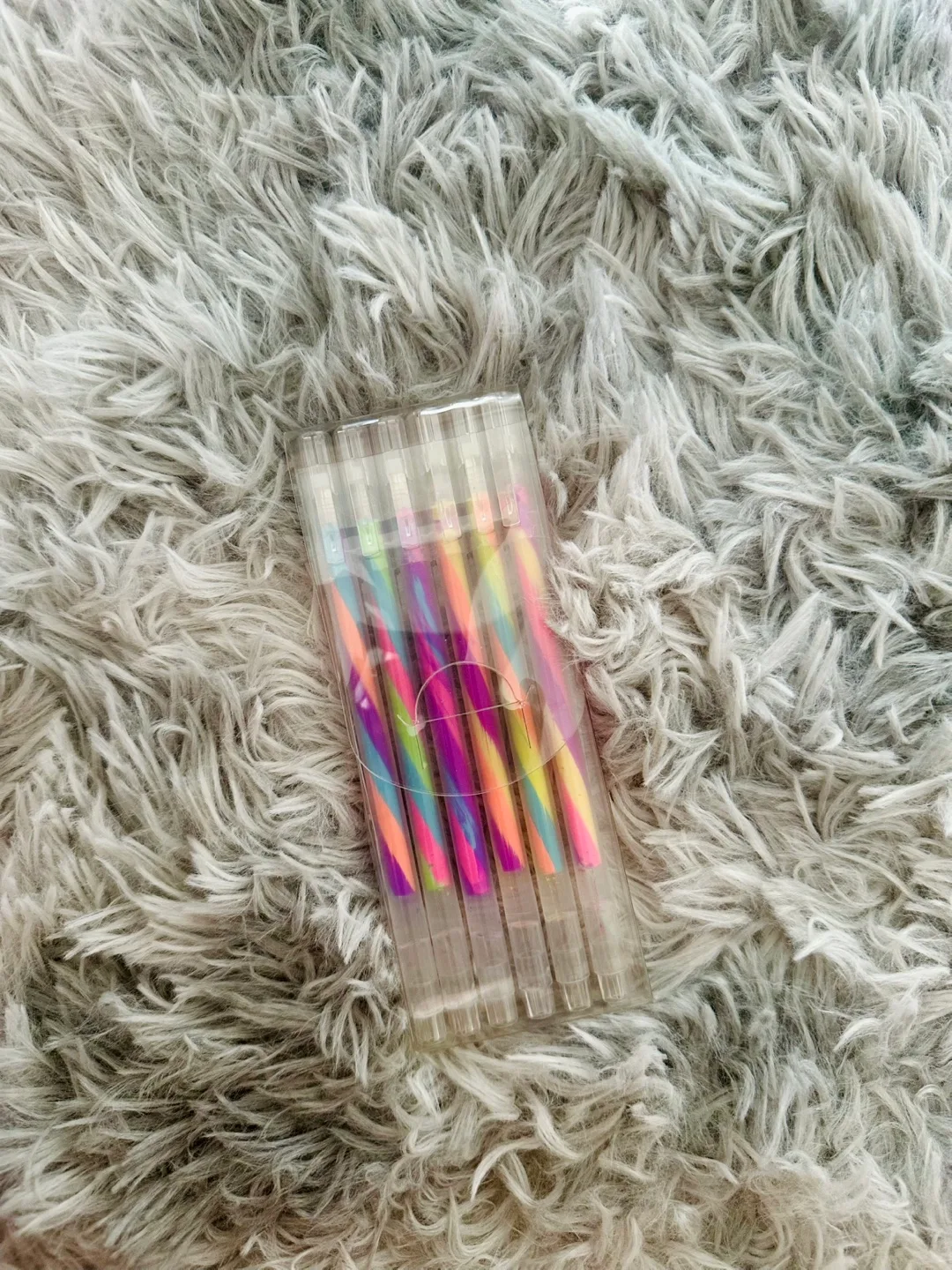 Rainbow sparkly Gel Pens - 6 Pack 🏒 image indicator(2)