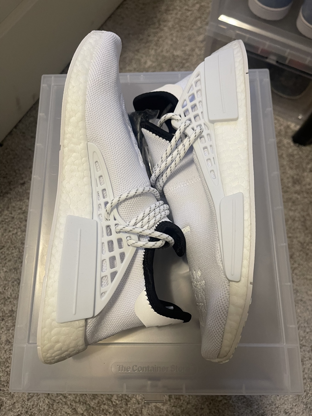 Adidas NMD Hu  Pharrell Extra Eye White - photo 2