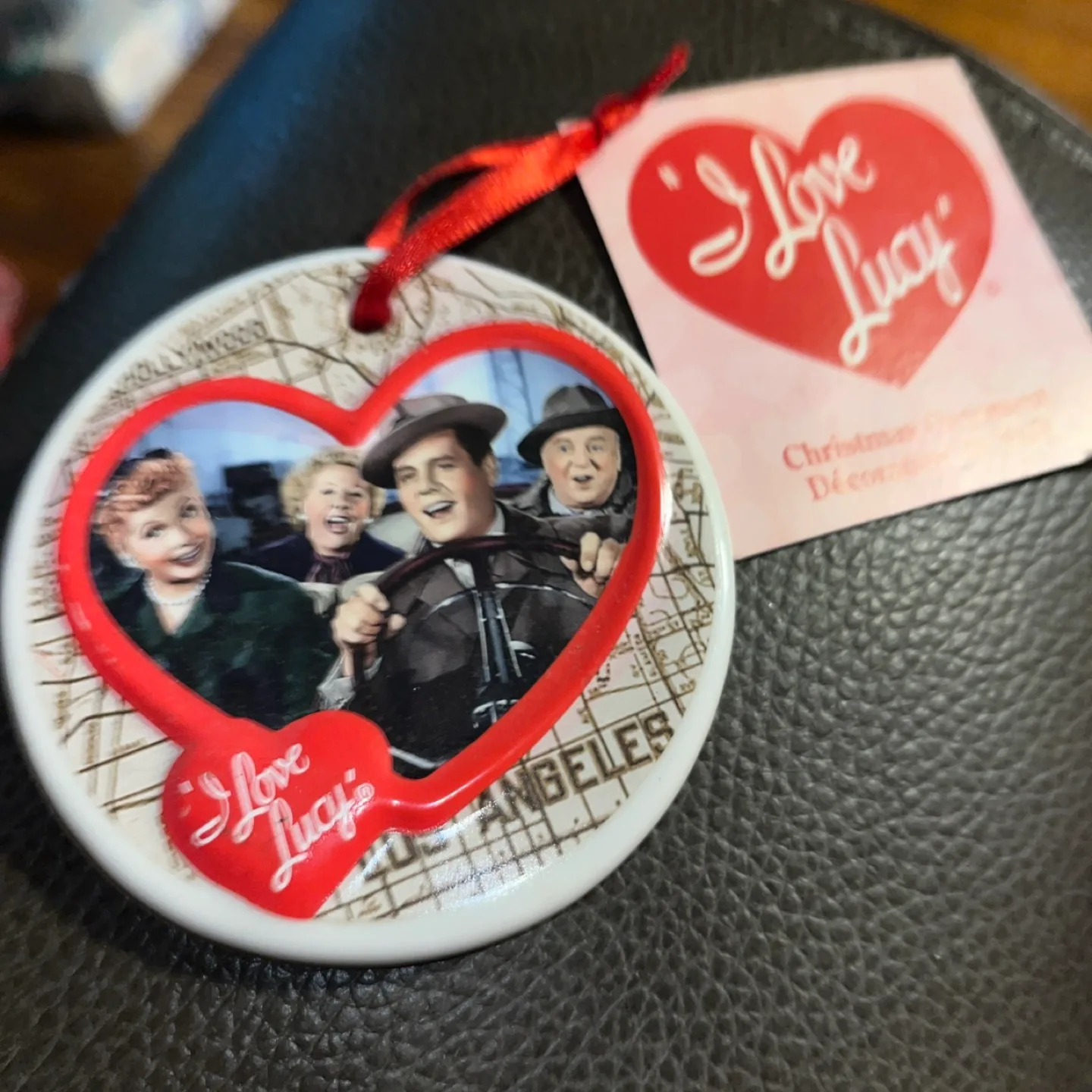 I Love Lucy Ornament - California, Here We Come thumbnail