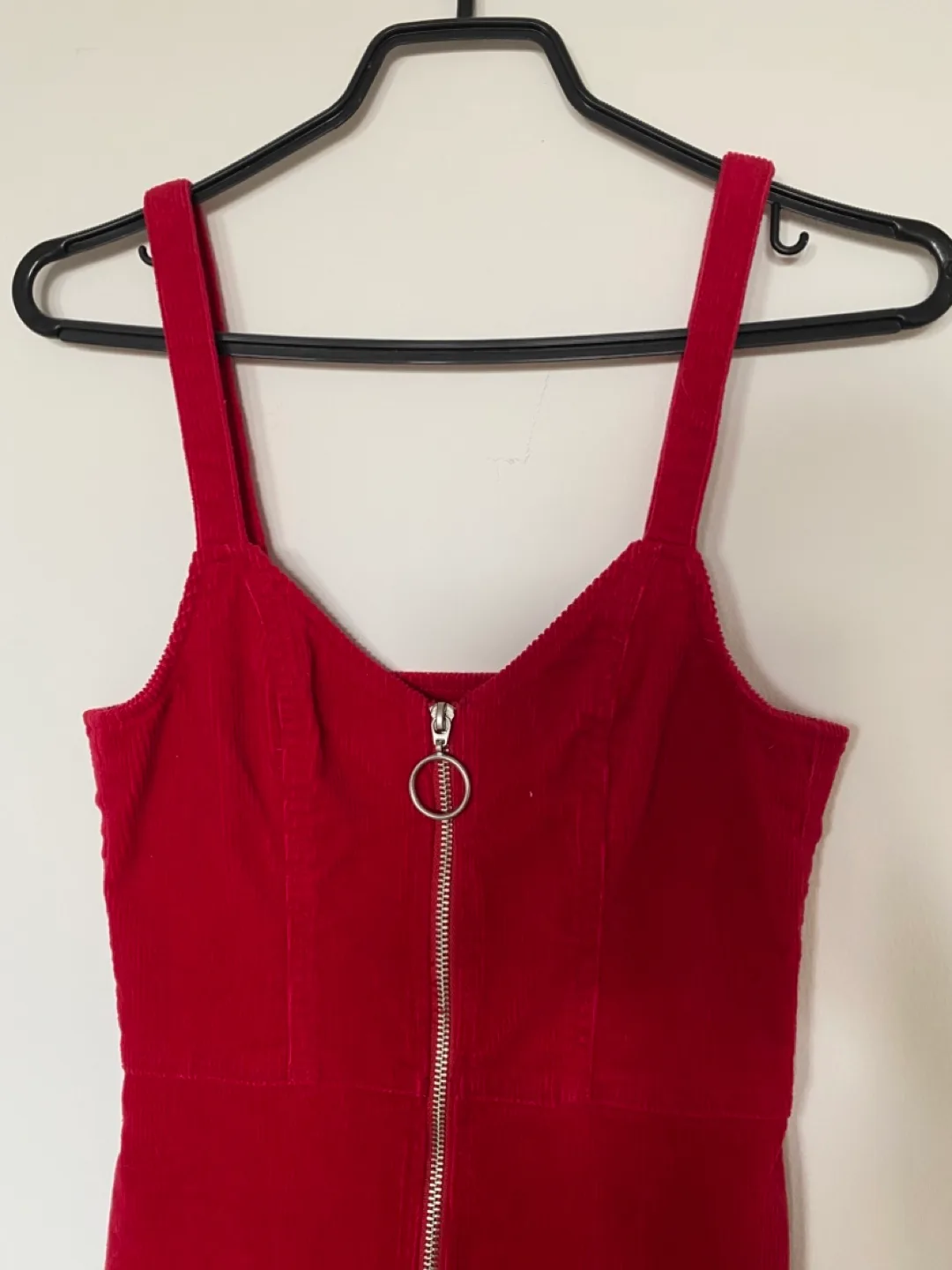 Red corduroy dress - XS image indicator(3)