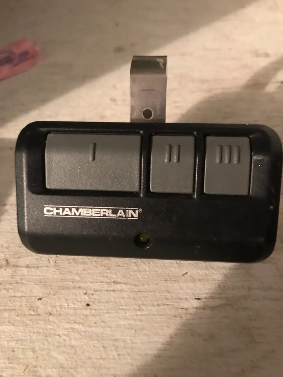 Chamberlain Garage Door Opener Remote 3 Button thumbnail