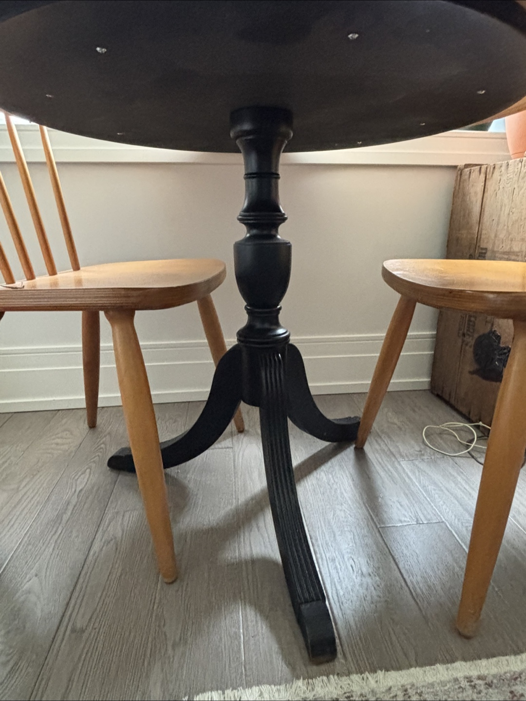 Wood Dining Set w Danish Style Chairs - photo 2