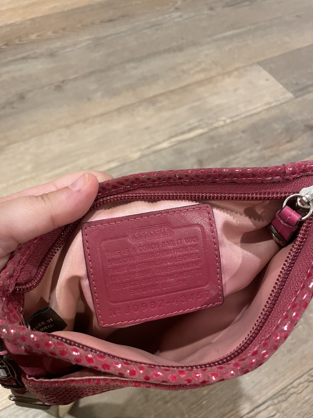 Coach Pink Crossbody Bag - photo 3