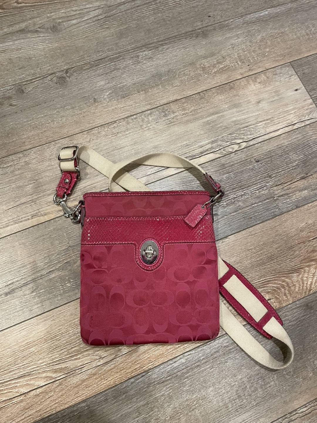Coach Pink Crossbody Bag