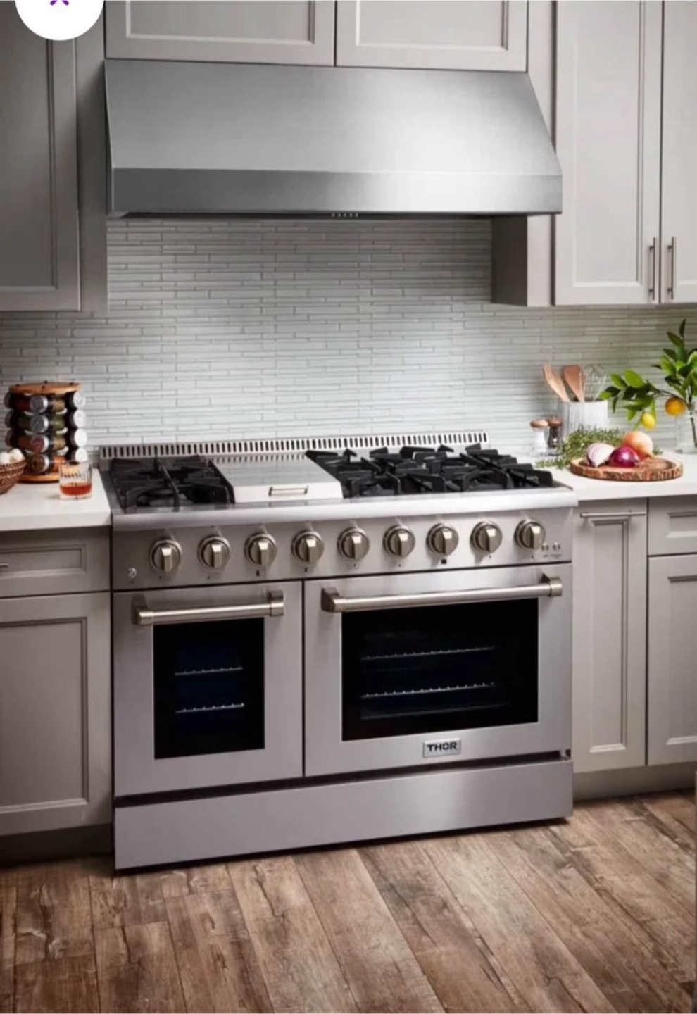 Thor Kitchen 48-in Stainless Steel Range Hood - photo 5