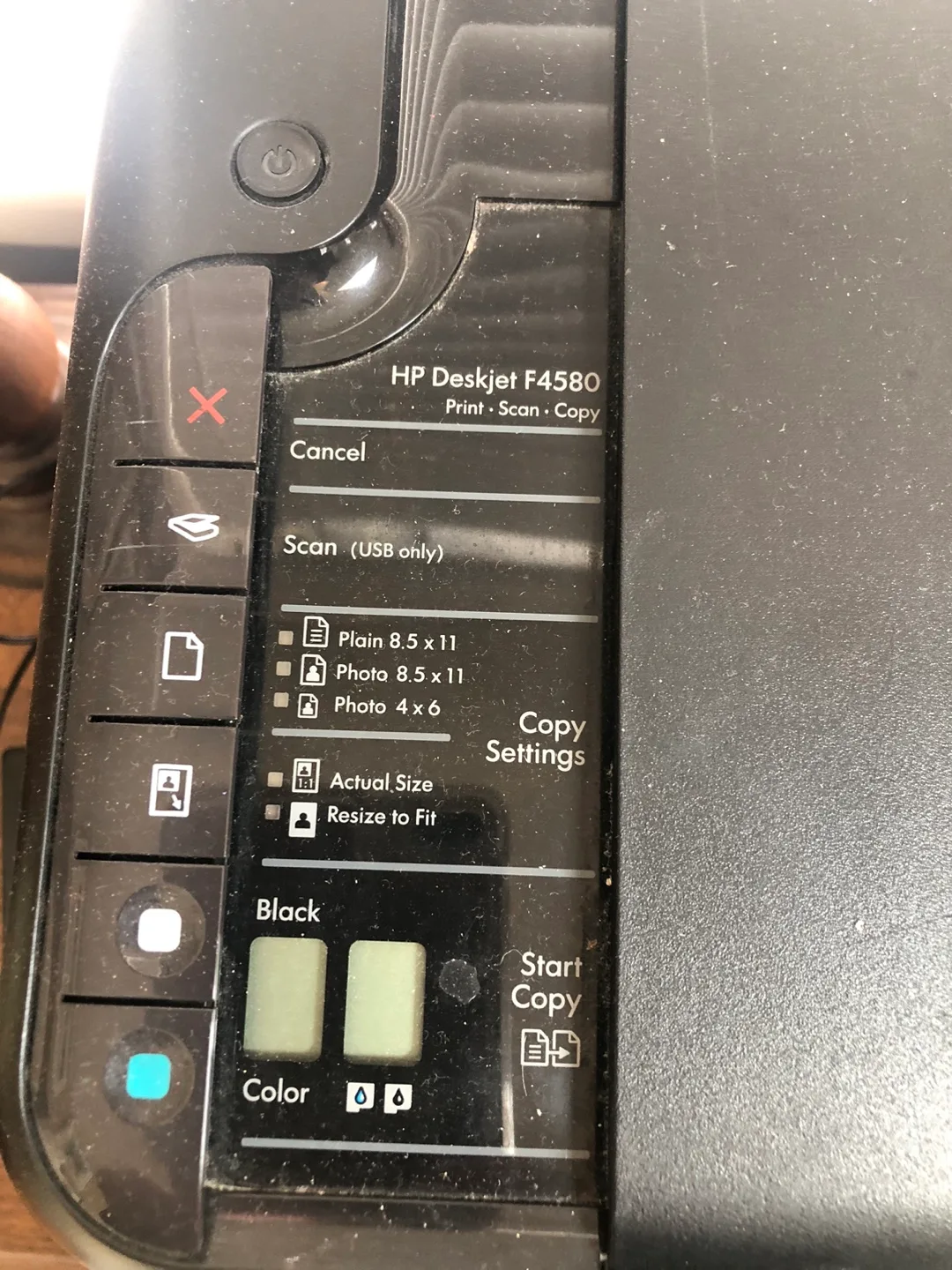 HP Deskjet F4580 All-in-One Printer image indicator(2)