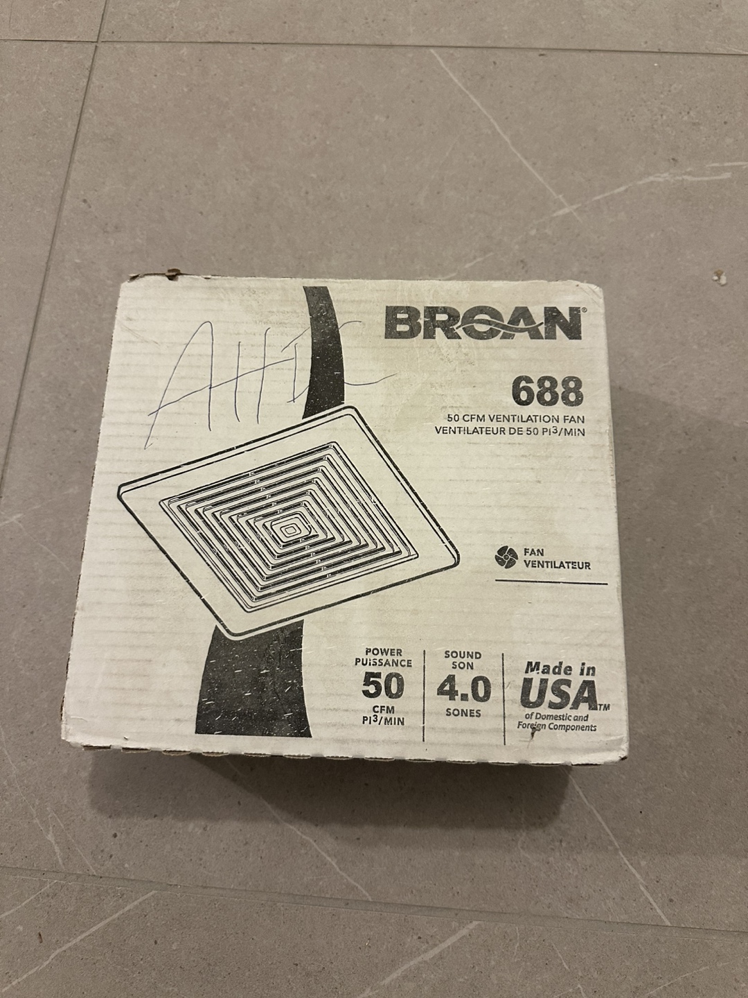 Broan 688 50 CFM Attic Ventilation Fan